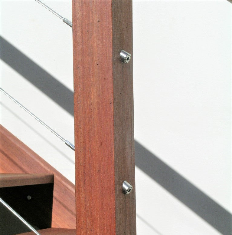 Angled Post Fitting - for flat post